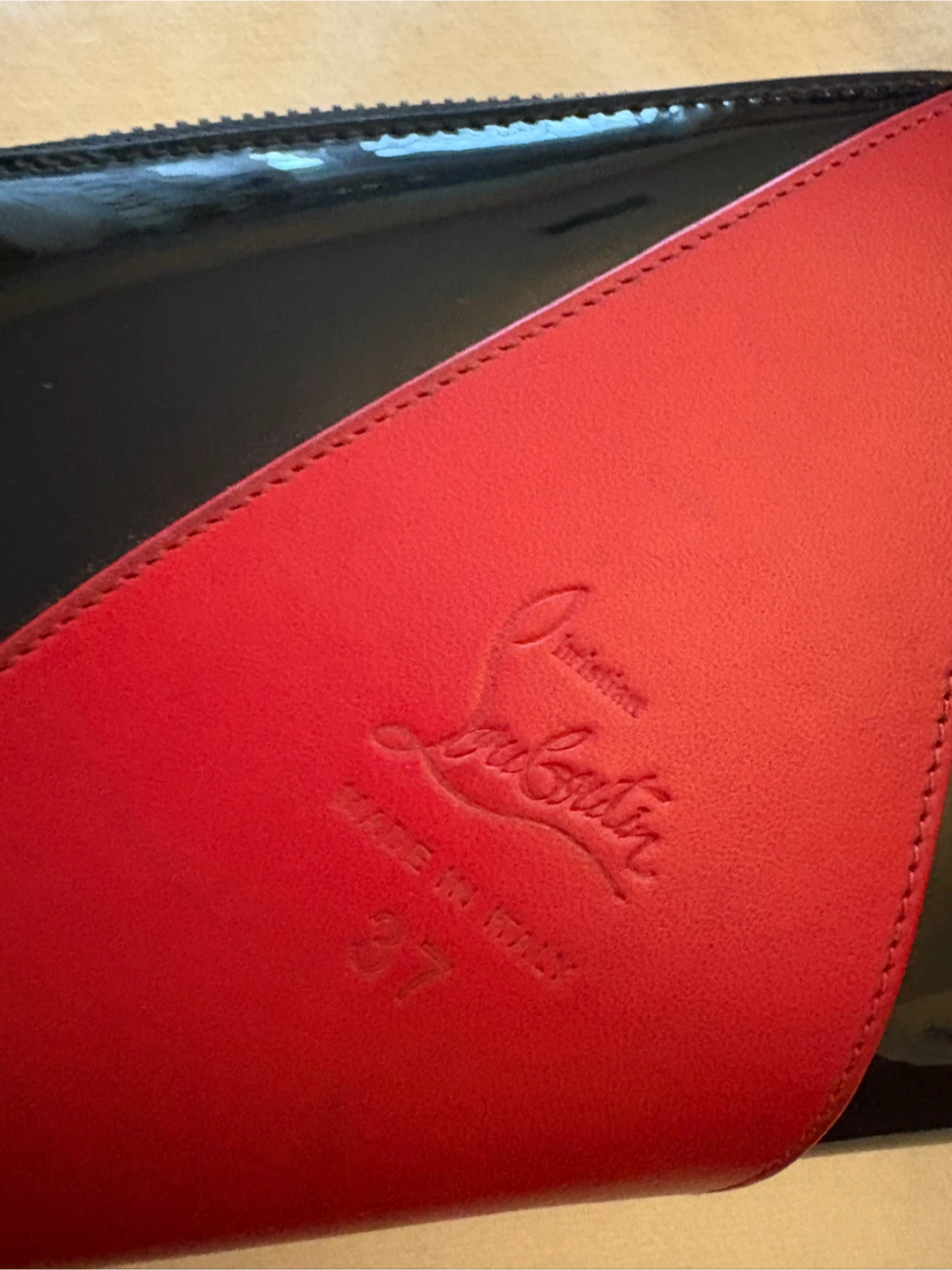 Christian Louboutin Souli Loub Wallet - Black/Red - photo 3