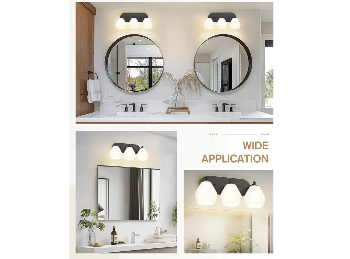 EMAK Lighting VL129-3 Bathroom Vanity Light - New in Box! - photo 2