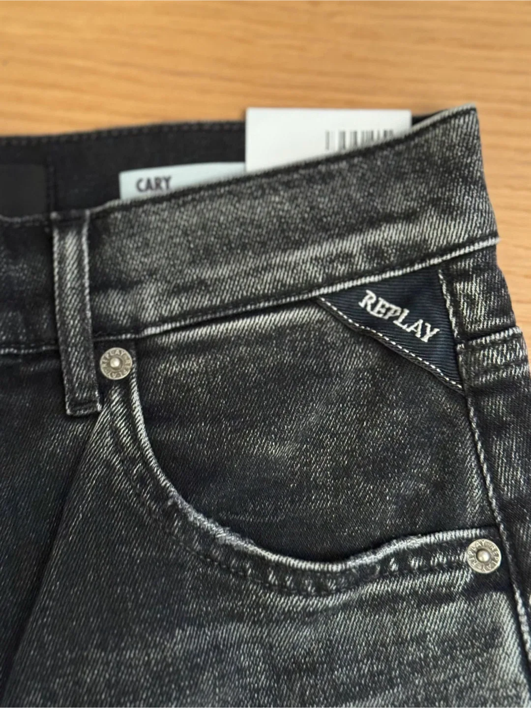 *BRAND NEW* REPLAY JEANS Cary Wide Leg — 24” / 32” image indicator(10)