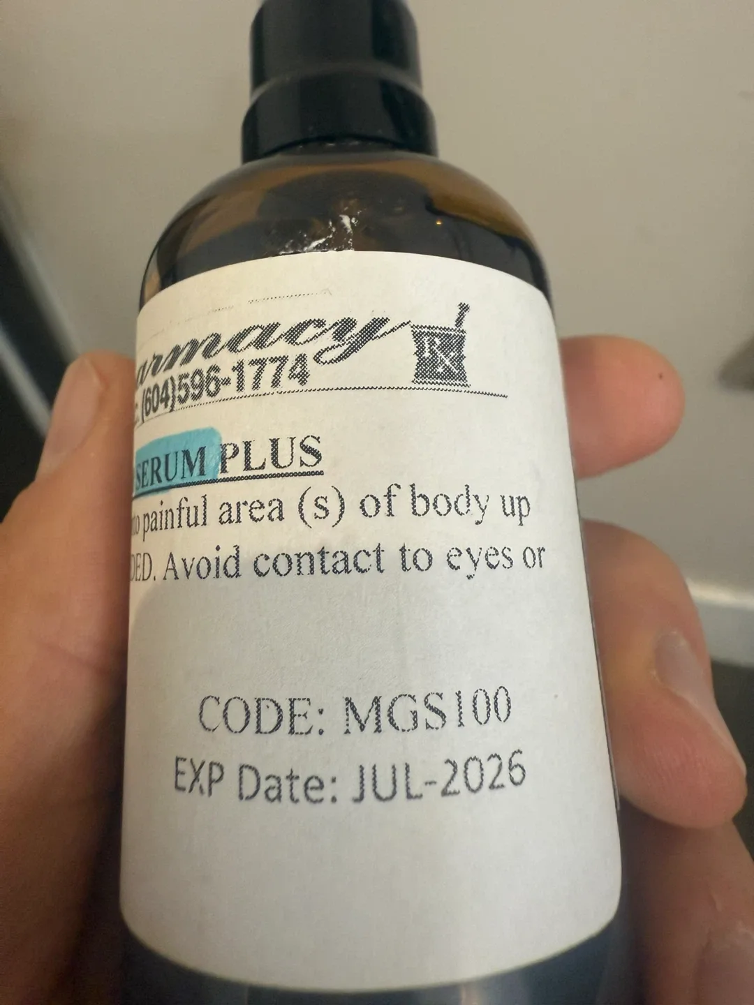 Marks Pharmacy Magnesium Serum Plus, Exp JUL 2026