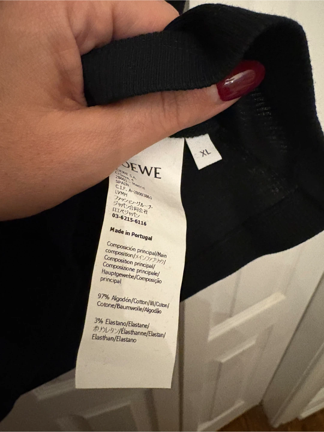 Loewe Anagram Black Sleeveless Top - Size XL - photo 3