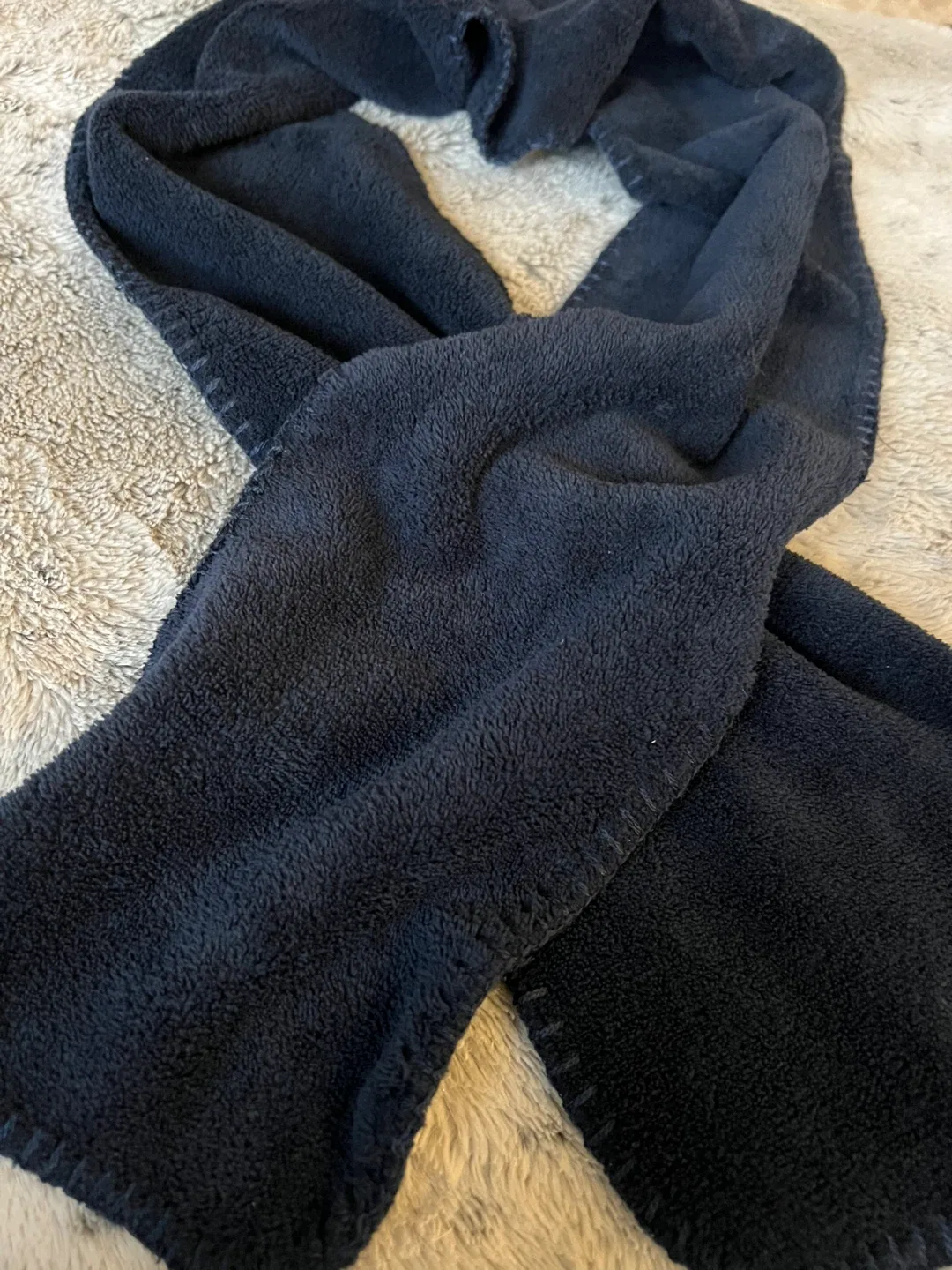 Navy Super Soft Fleece Scarf image indicator(3)