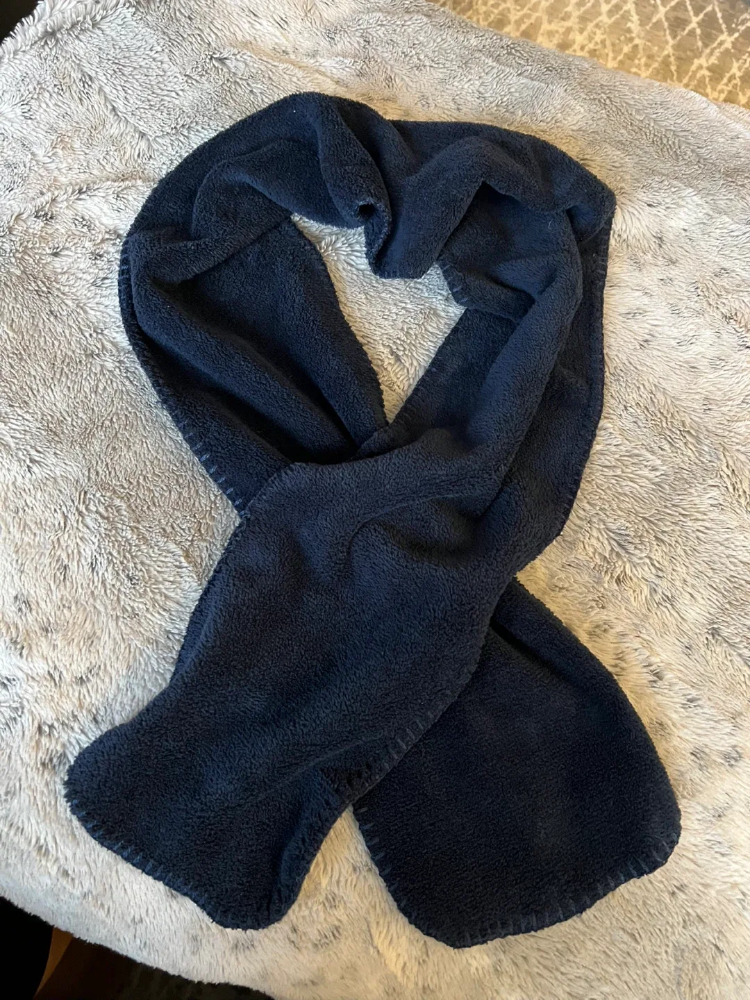 Navy Super Soft Fleece Scarf image indicator(2)