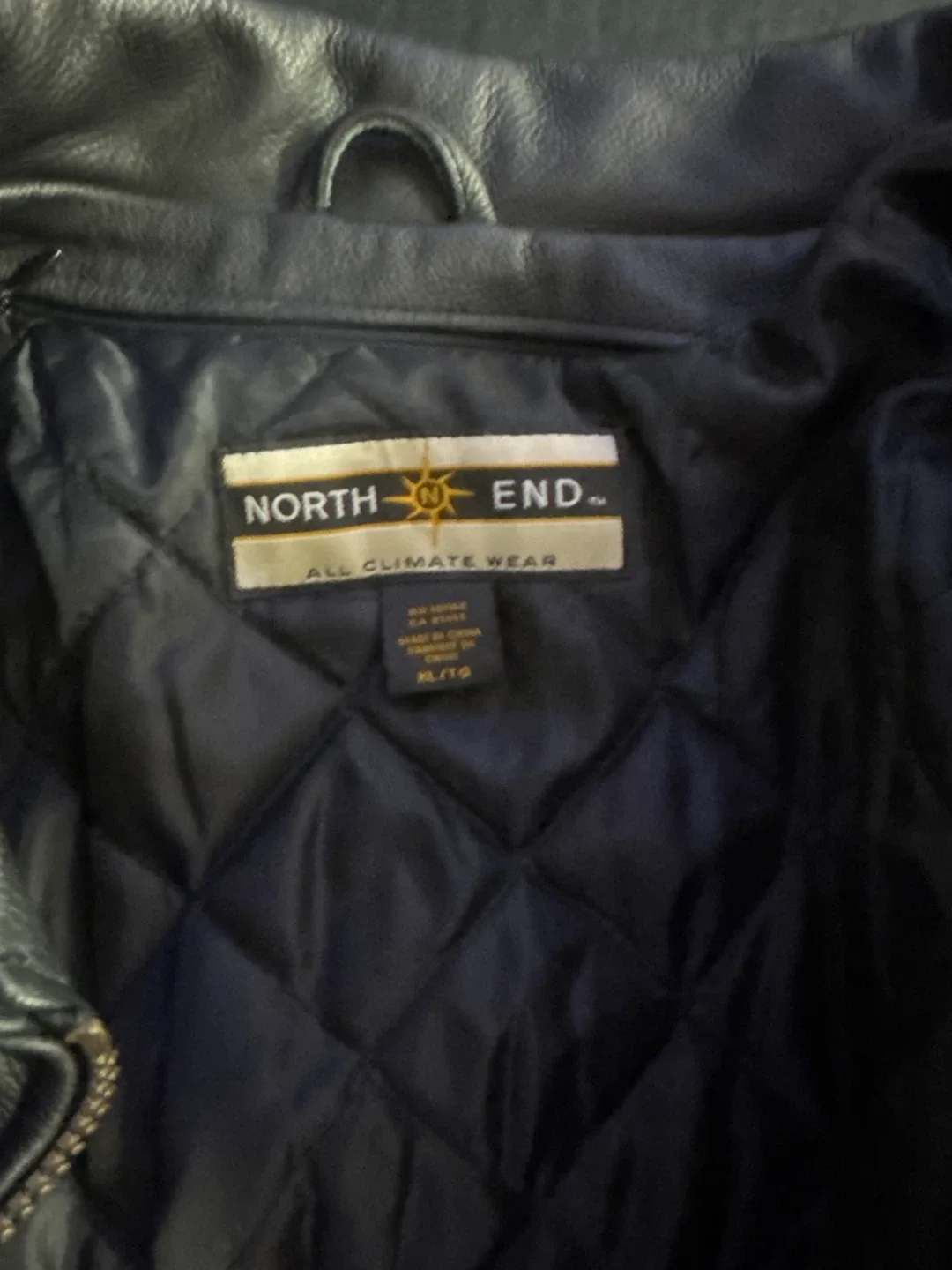 North End Black Leather Jacket XL/TG image indicator(2)