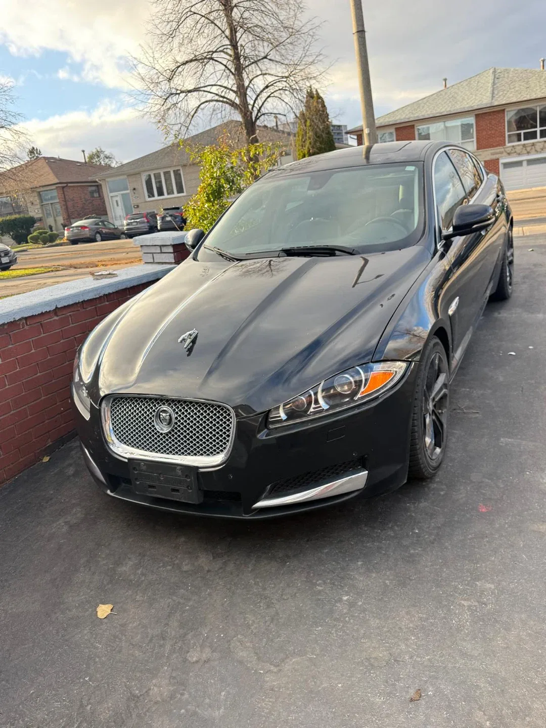 Black Jaguar XF Sedan