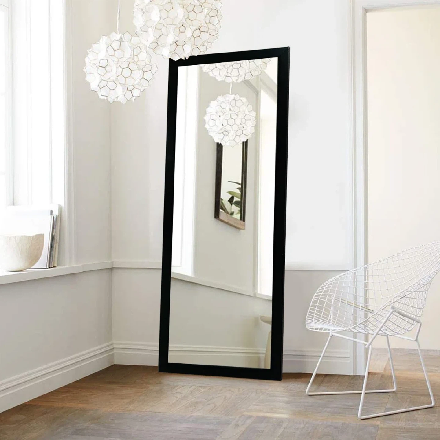 Full Length Mirror - Black Frame