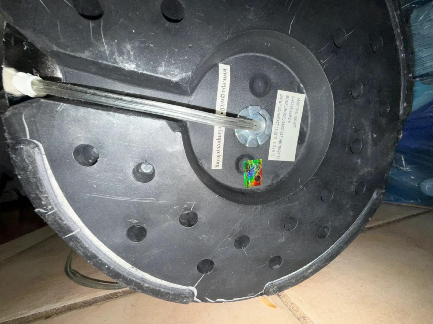 Standing Floor Lamp with Marble Glass Shade image indicator(3)