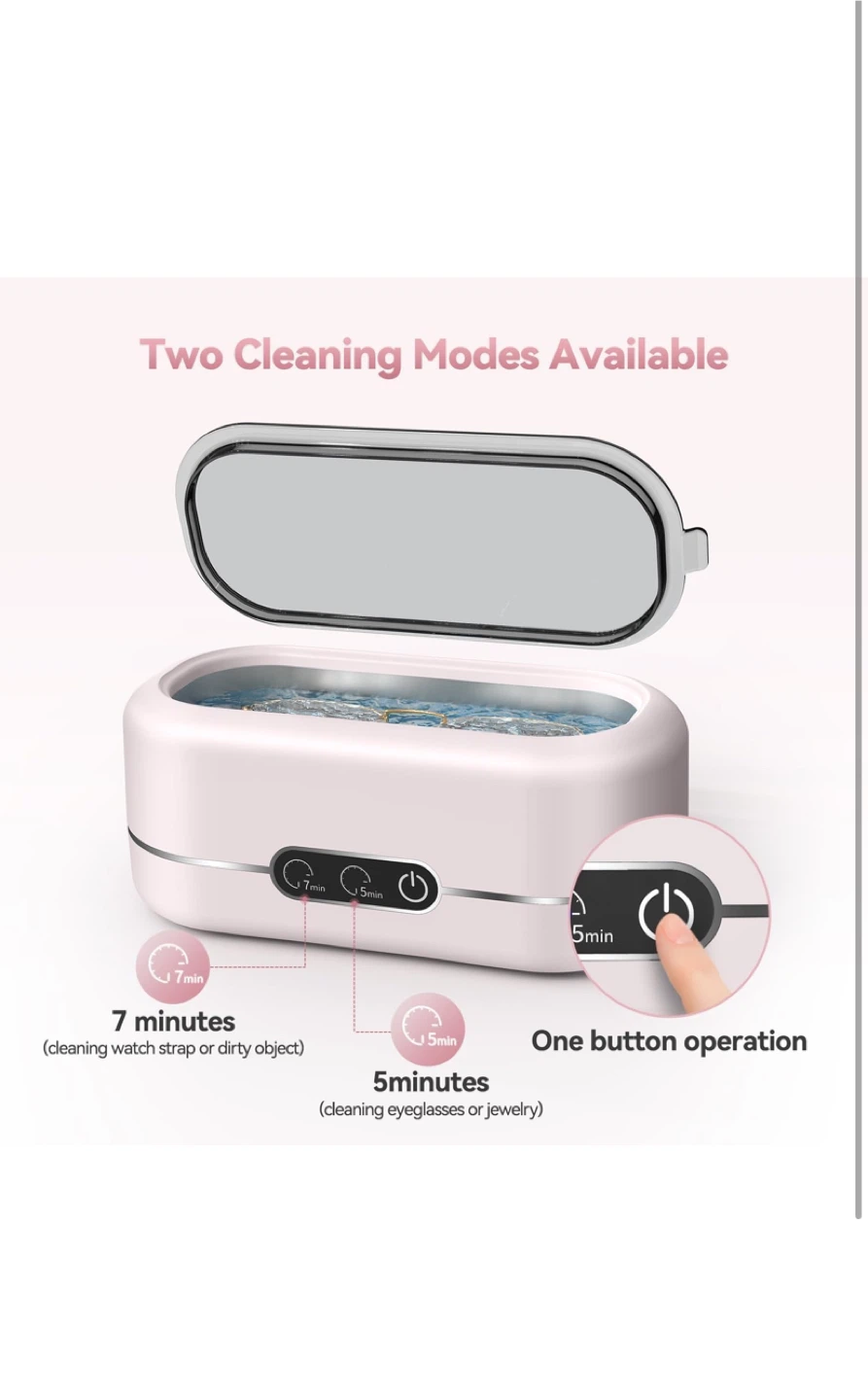 Ultrasonic Cleaner for Jewellery, Glasses, Watches - photo 4