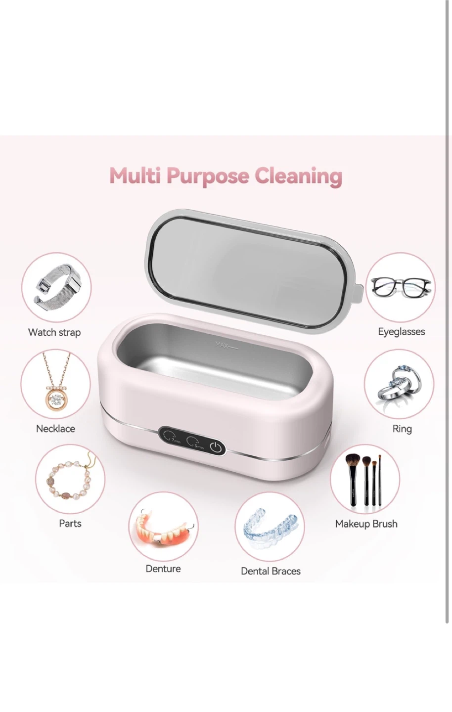 Ultrasonic Cleaner for Jewellery, Glasses, Watches - photo 5