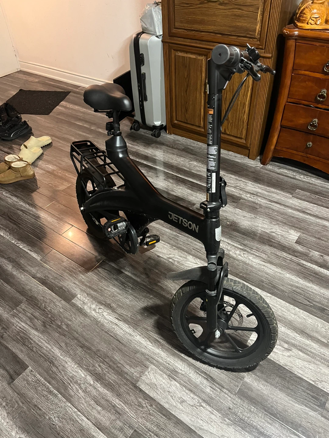 Jetson Bolt Pro Folding E-Bike - Black