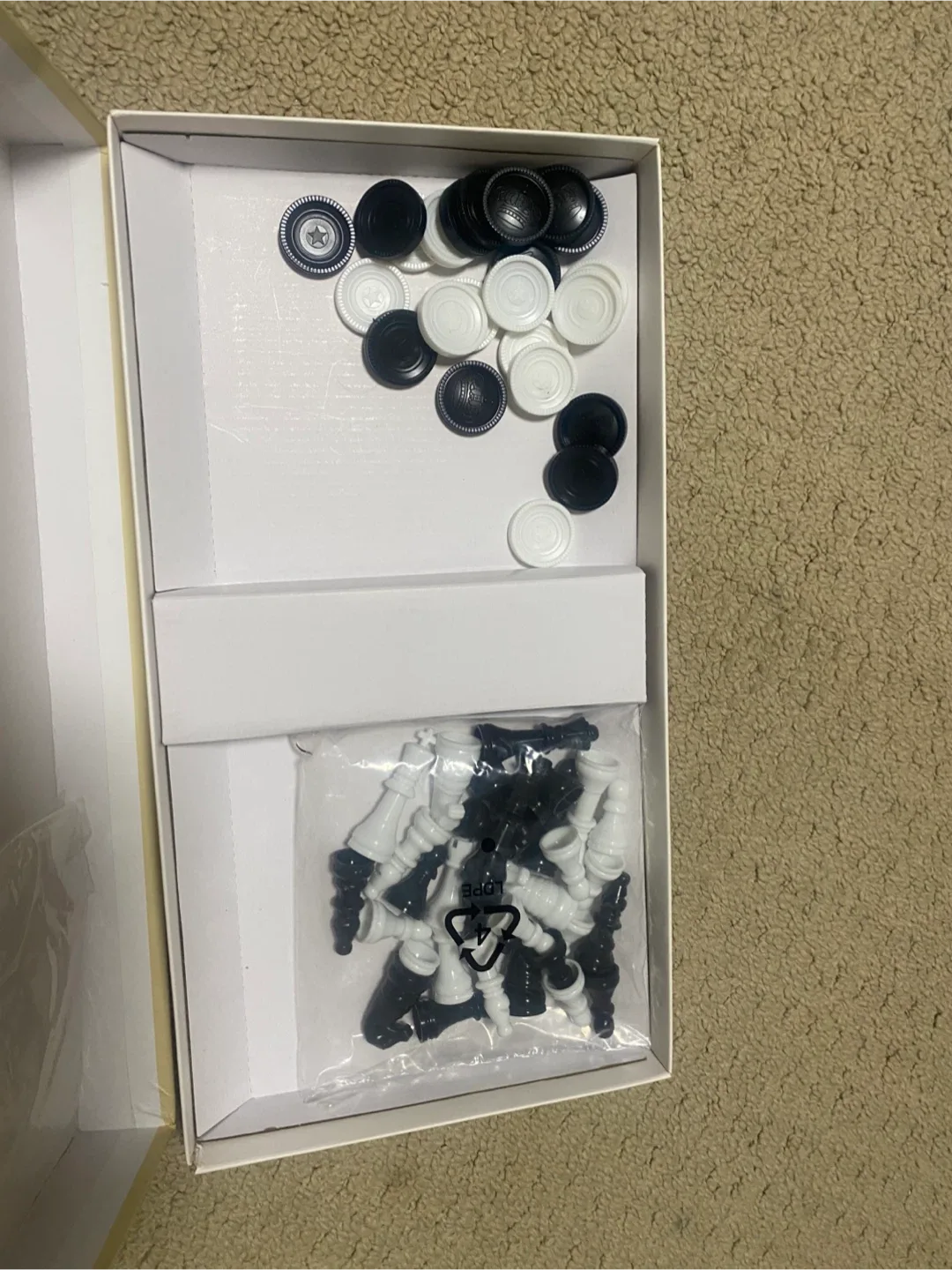 Chess and Checkers 2 in 1 Game Set Board Game image indicator(3)