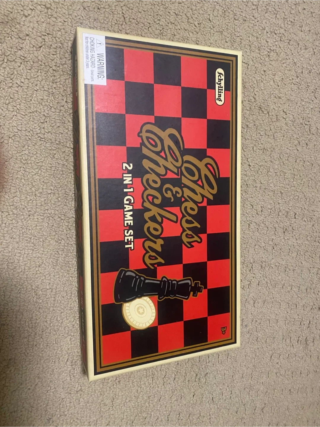 Chess and Checkers 2 in 1 Game Set Board Game image indicator(2)