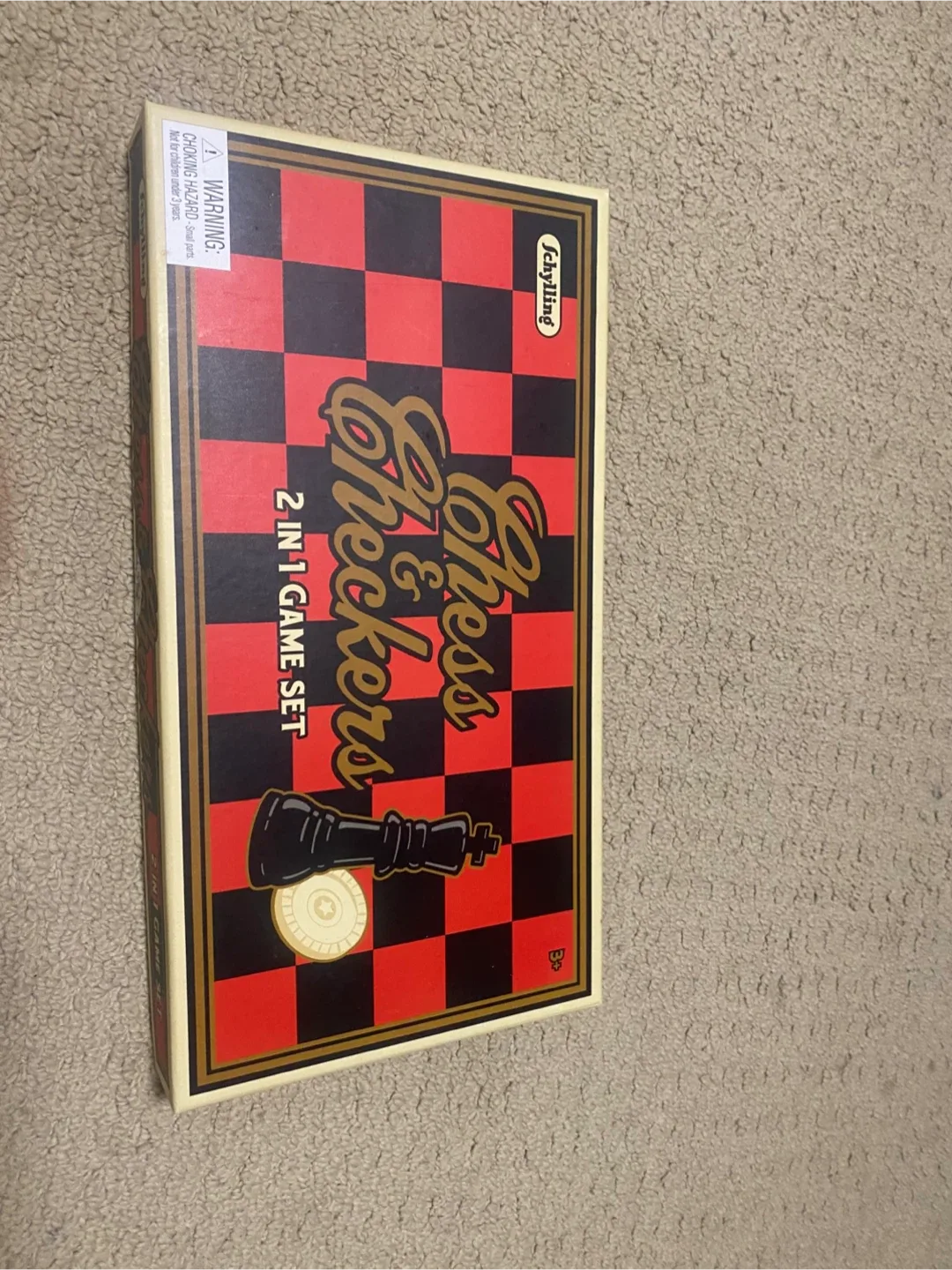 Chess and Checkers 2 in 1 Game Set Board Game