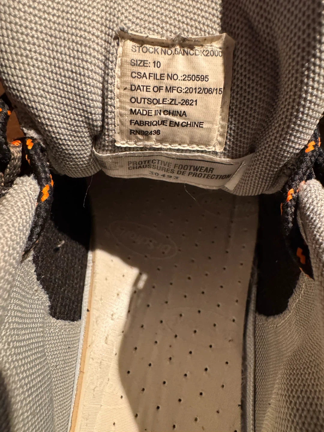 For Sale – Dakota Safety Shoes (Size 10) - photo 3