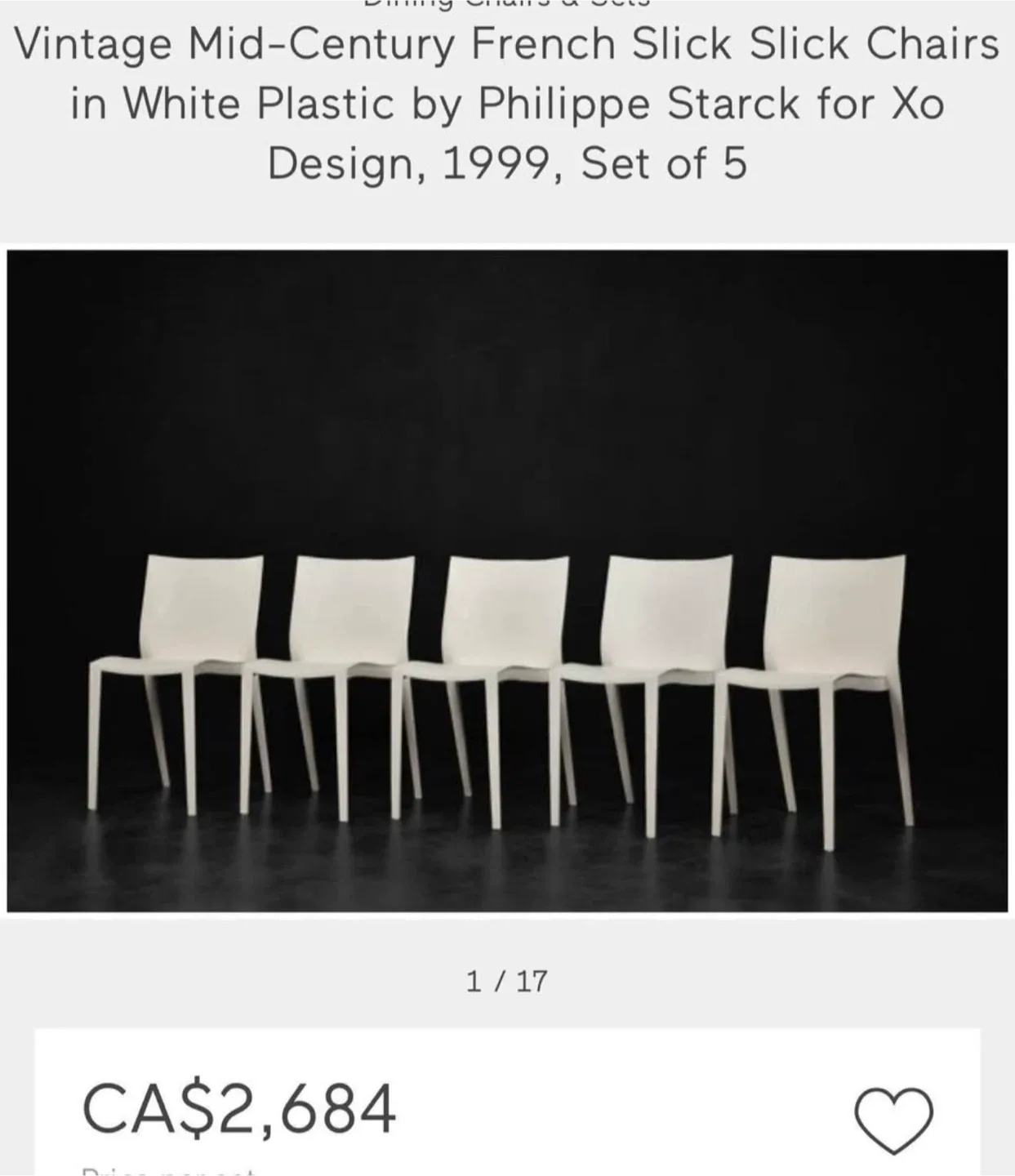 Philippe Starck Slick Slick Chair for XO Design image indicator(4)