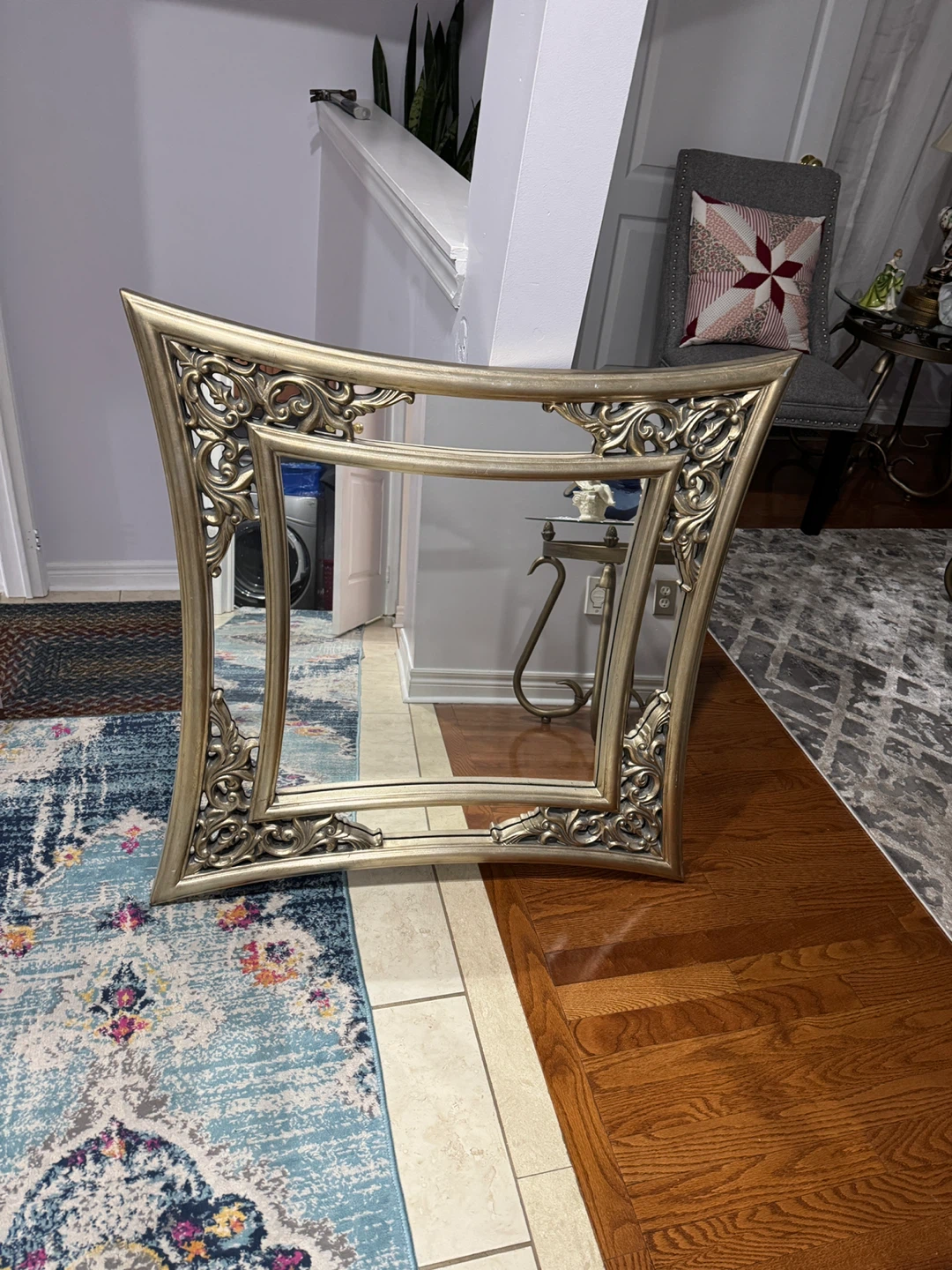 Ornate Gold Framed Mirror