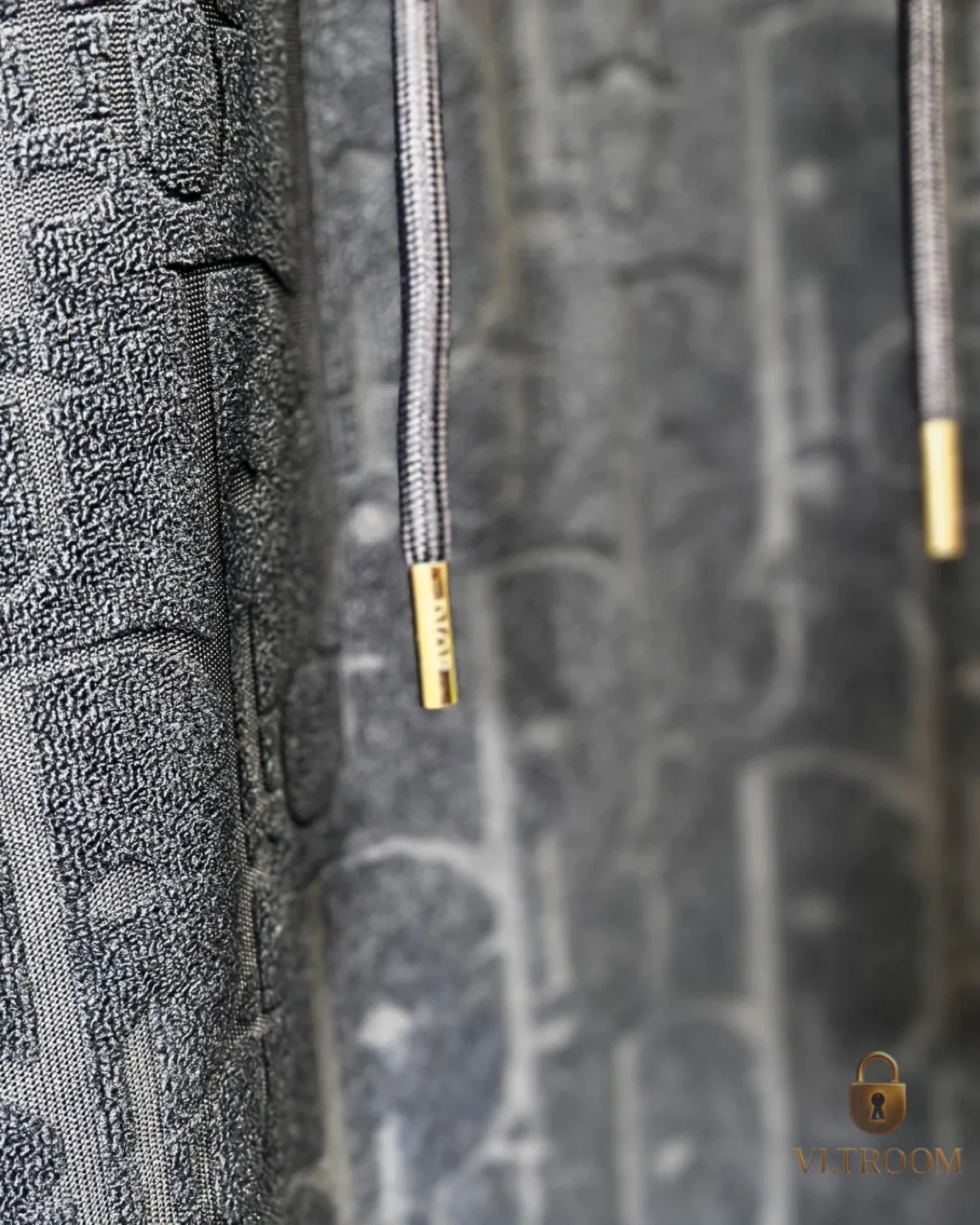 DIOR Oblique Towelling Terry Navy Hoodie image indicator(3)