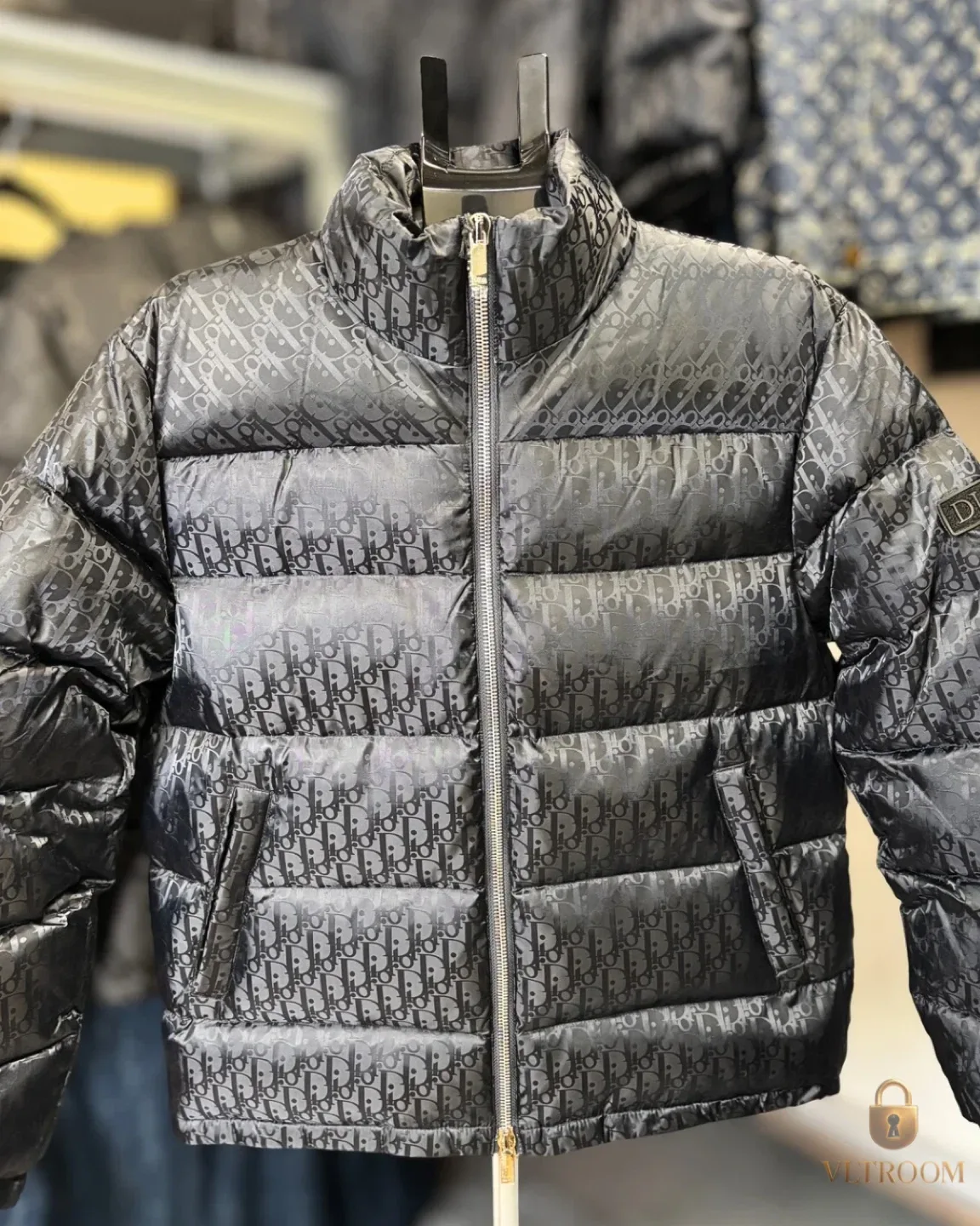 Dior Oblique Down Jacket Black Technical Jacquard image indicator(2)