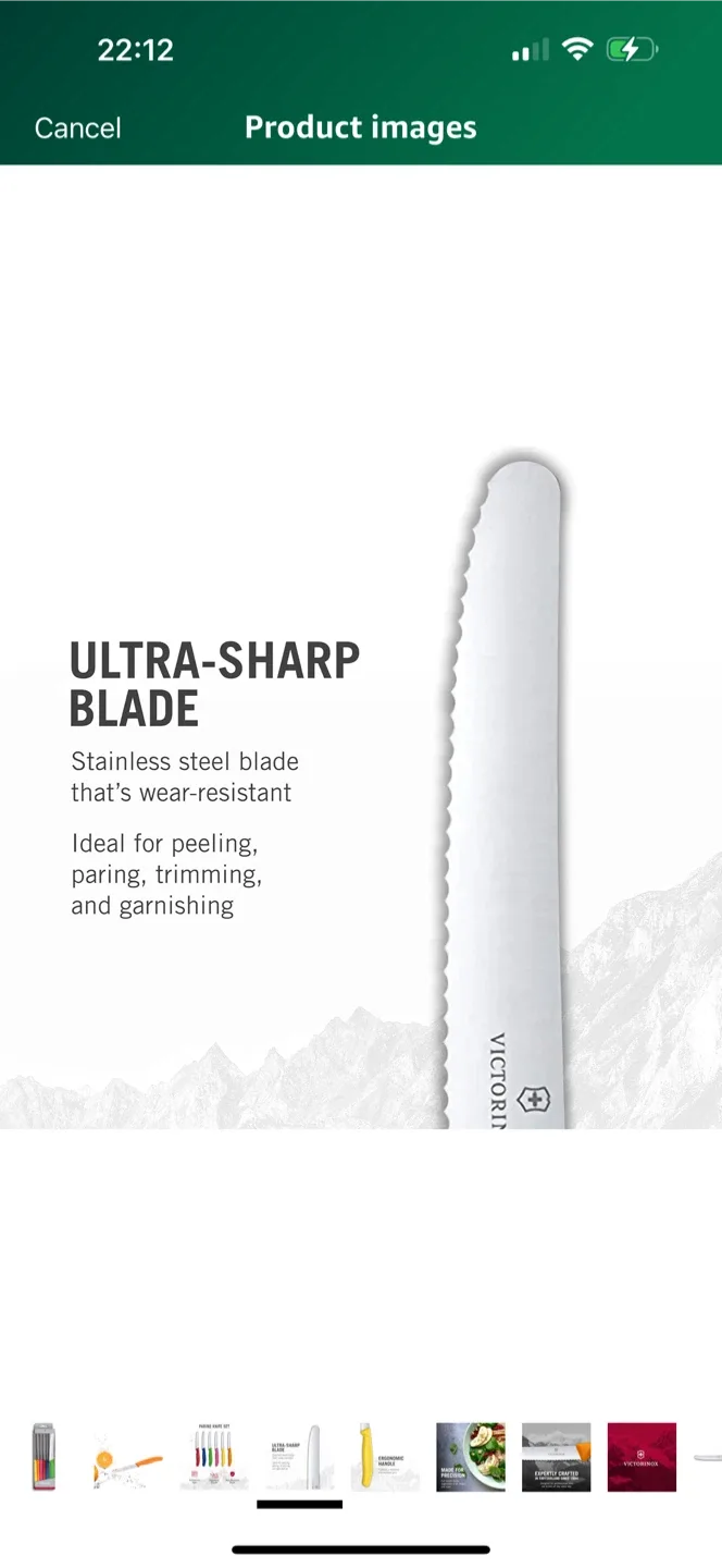 Victorinox Serrated Steak Knife - Orange Handle image indicator(6)