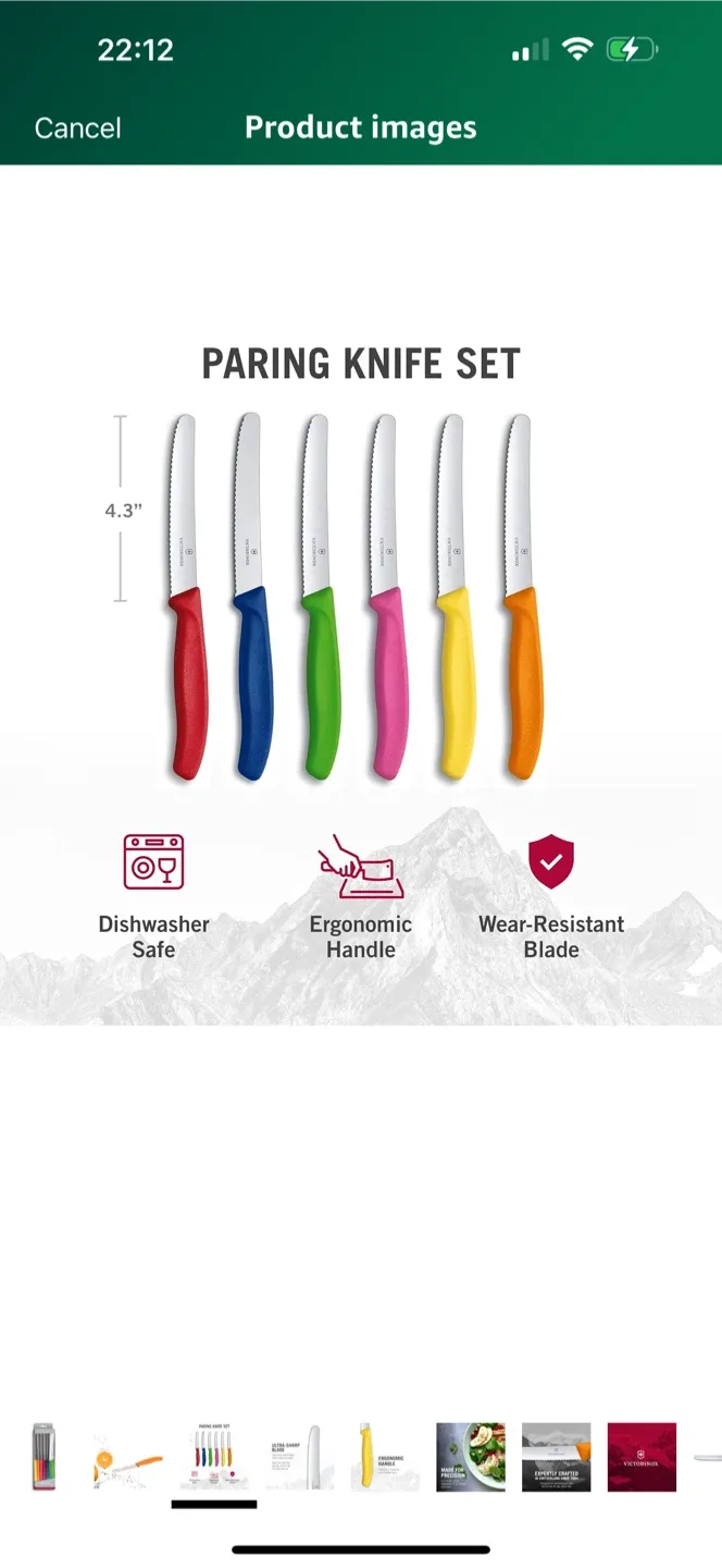 Victorinox Serrated Steak Knife - Orange Handle image indicator(7)
