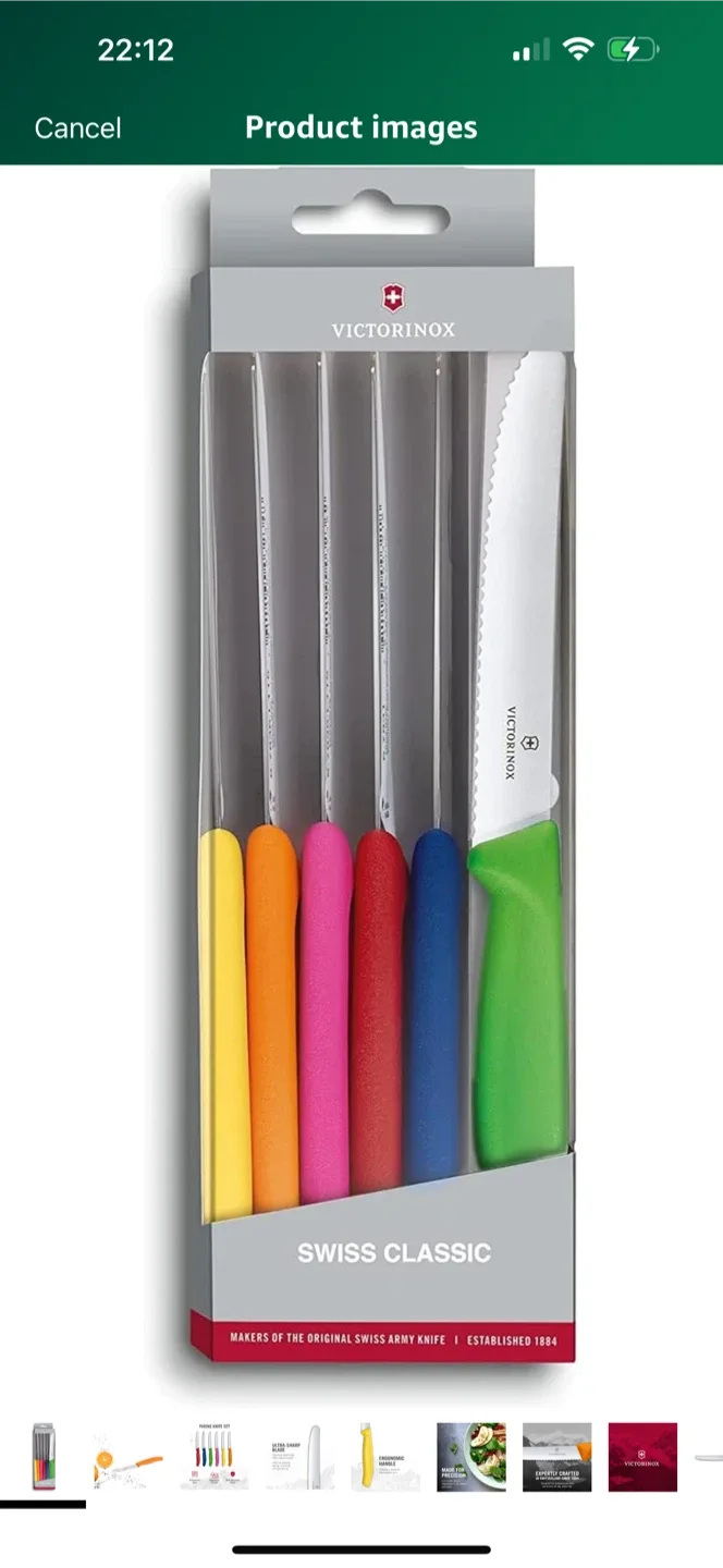 Victorinox Serrated Steak Knife - Orange Handle image indicator(9)