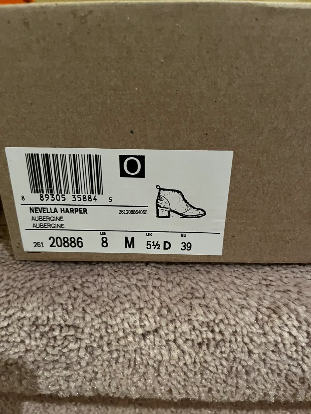 Clarks Nevella Harper Brown Ankle Boots - Size 8 image indicator(6)