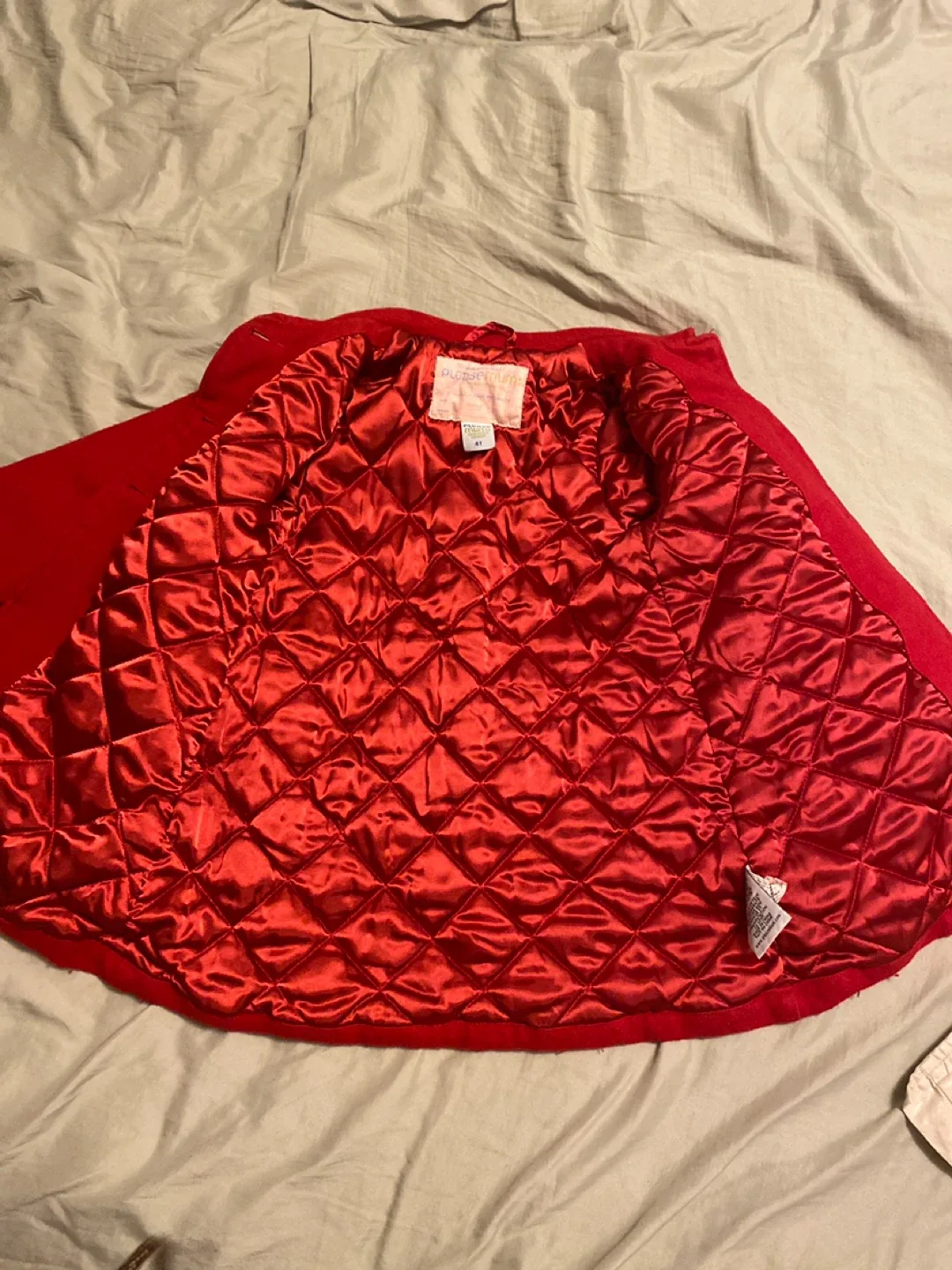 Please Mum Red Coat - Size 4T image indicator(3)