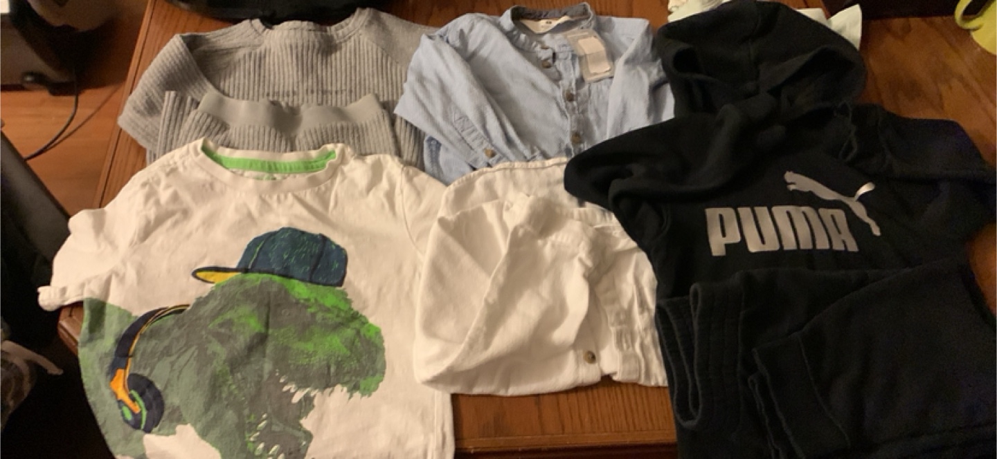 Boys' Dinosaur Camo Jacket and more, size 3-4 T
