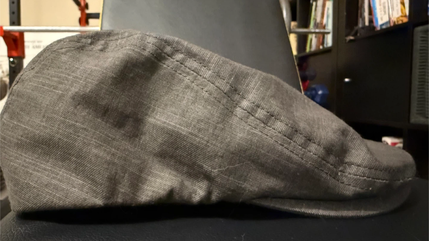 Dockers Grey Newsboy Cap - Size S/M - photo 3