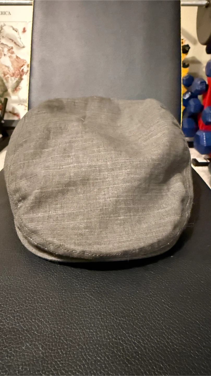 Dockers Grey Newsboy Cap - Size S/M