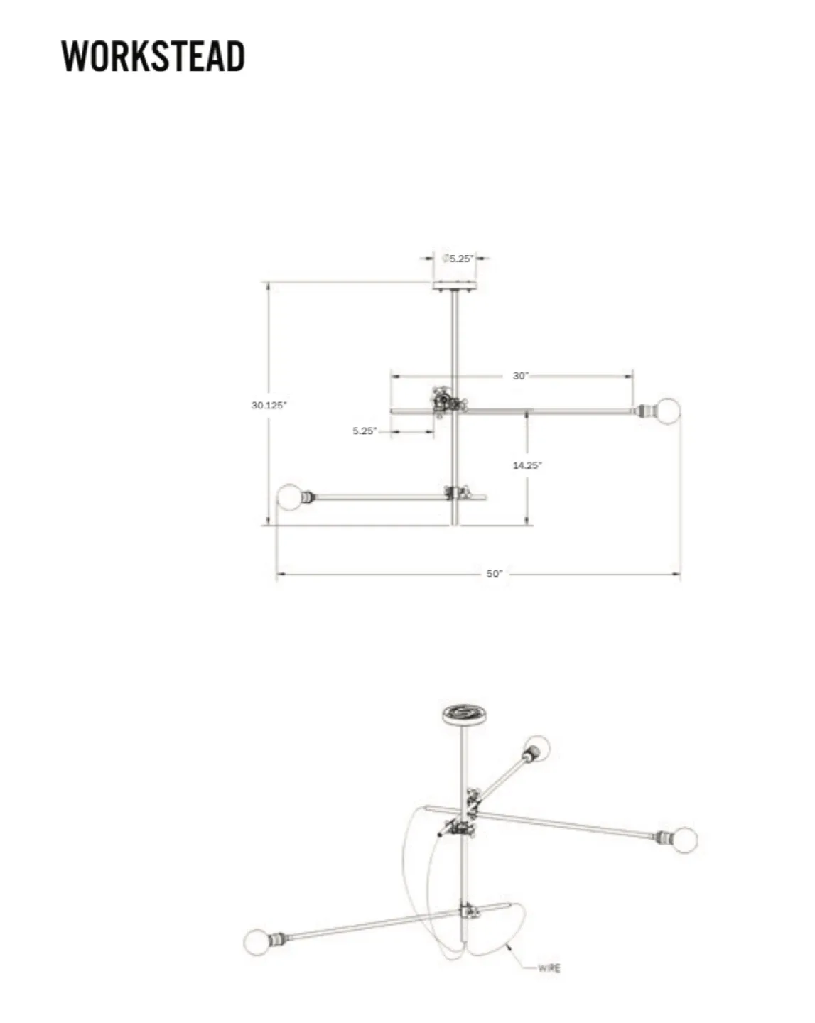 WORKSTEAD Studio Light 3 Arm Black image indicator(5)