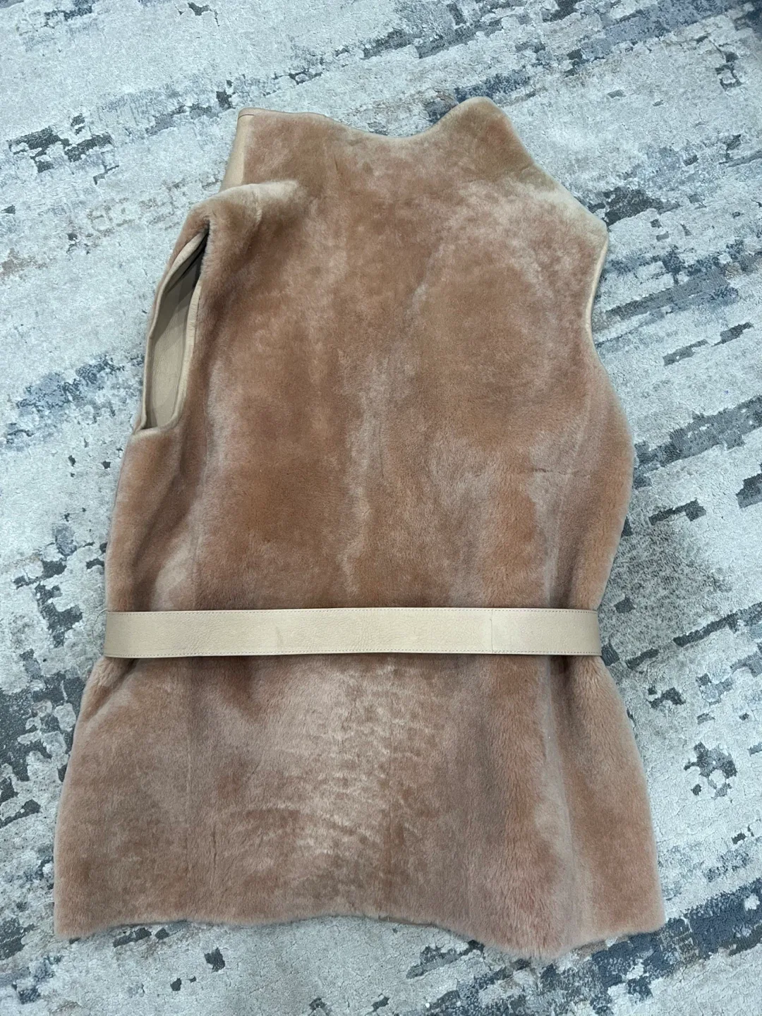 Salvatore Ferragamo Lamb's Shearling Vest - Size 42 image indicator(3)