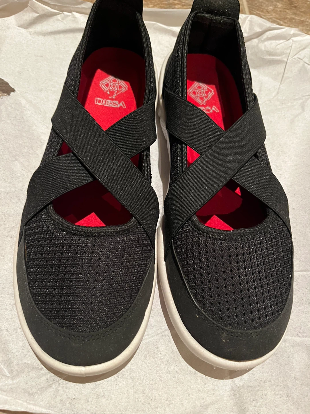DESA Black Mary Jane Style Shoes - Size 38