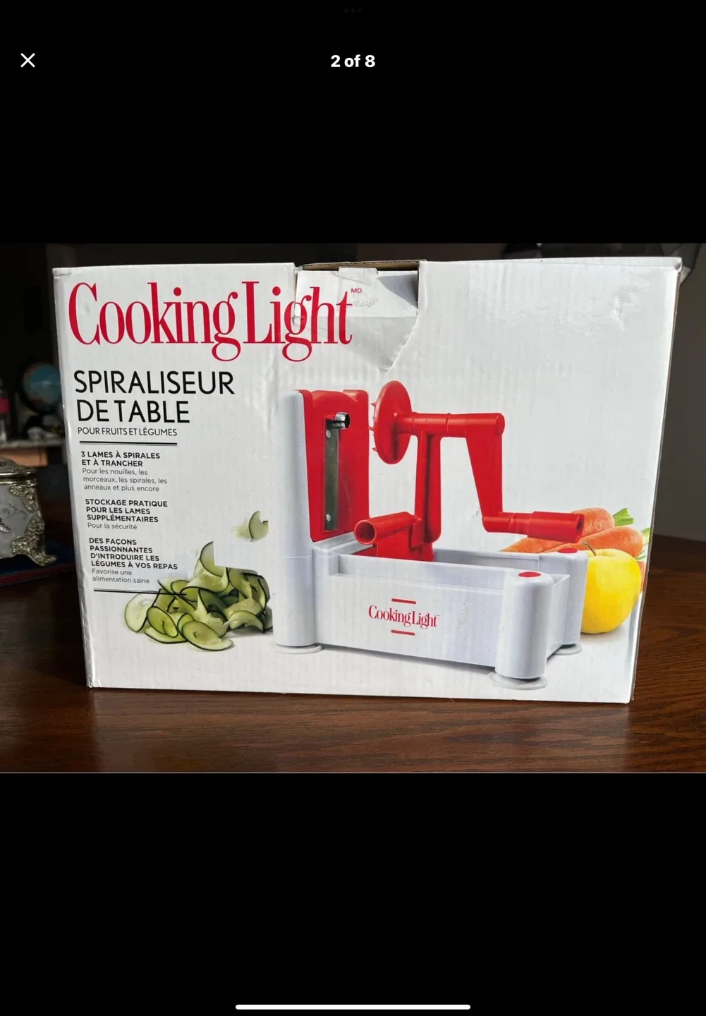 Cooking Light Table Spiralizer