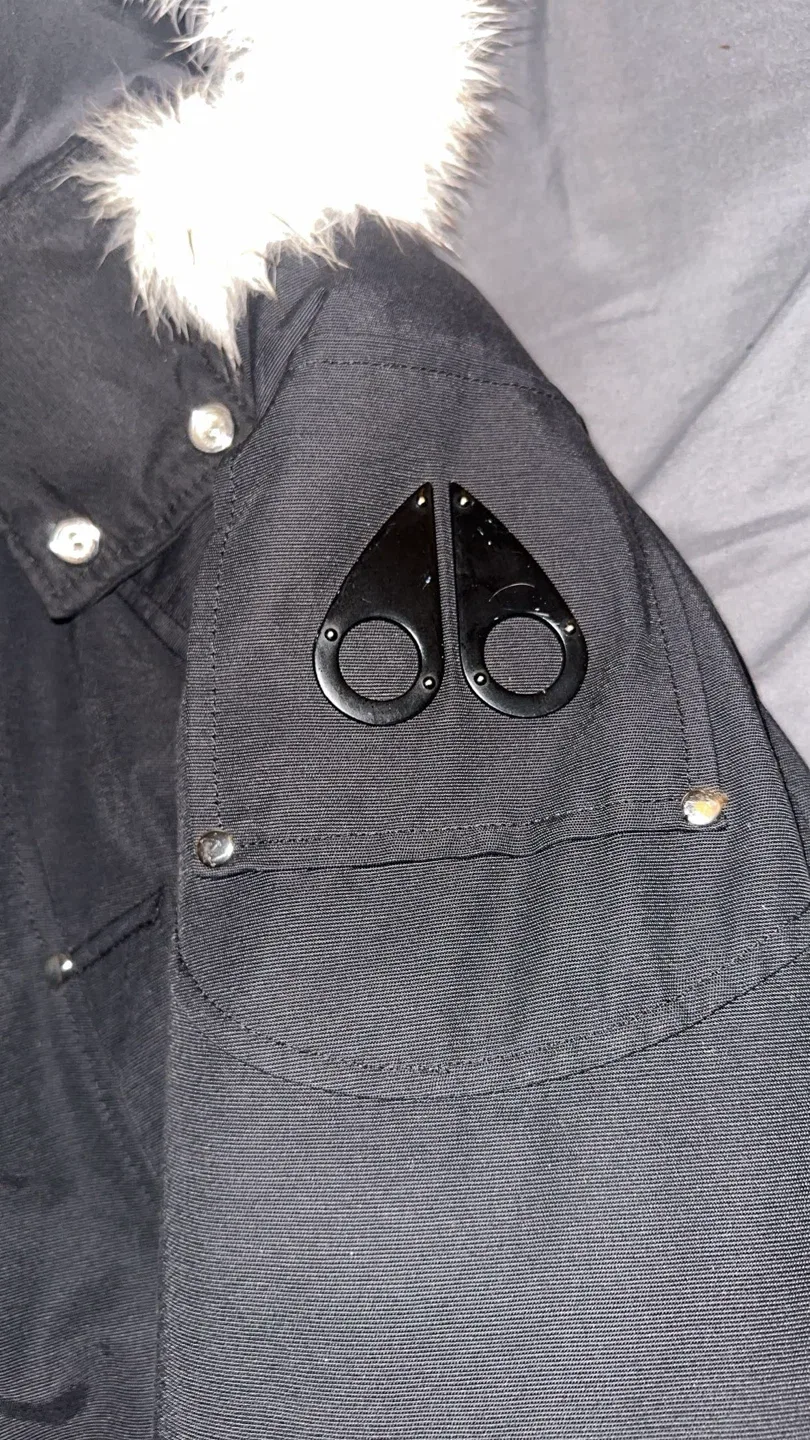 Moose Knuckles Bomber Jacket - Black, Size M image indicator(3)