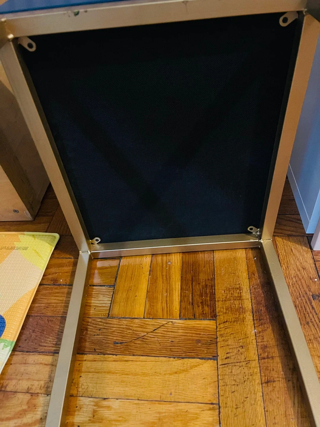 Emma Mason Atlas Shagreen Accent Table - Navy( Moving Out) image indicator(5)