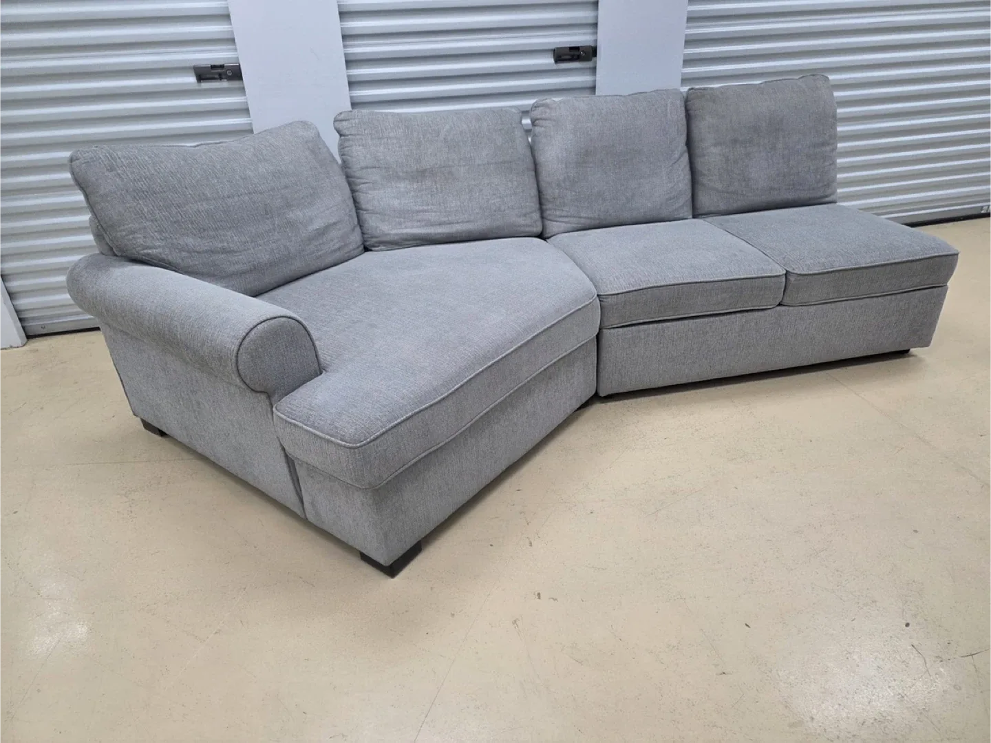 Grey Sectional Sofa bed