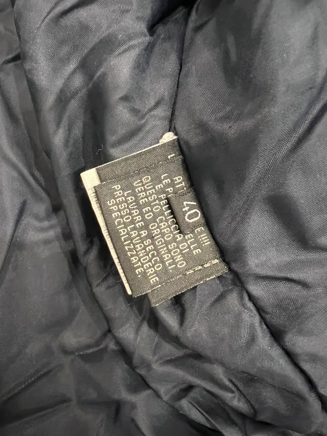 Baldinini Dark Navy Puffer Jacket - Size 40 image indicator(4)