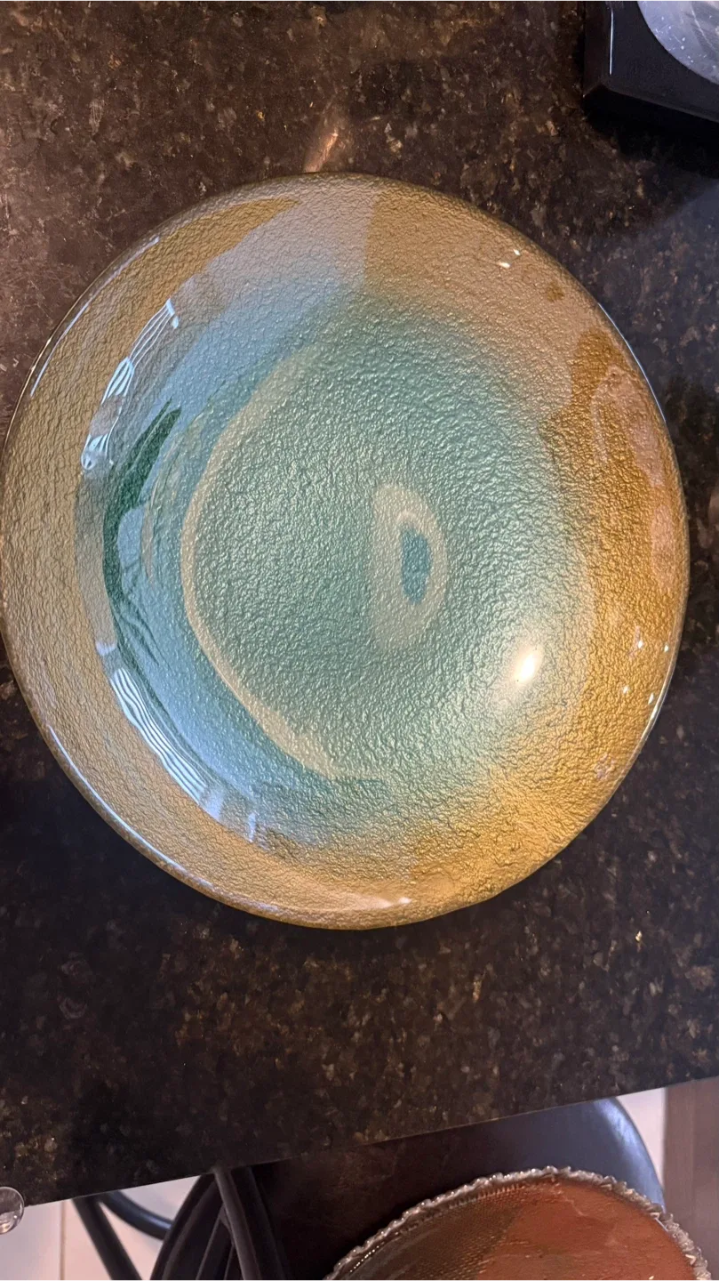 Decorative Glass Plate