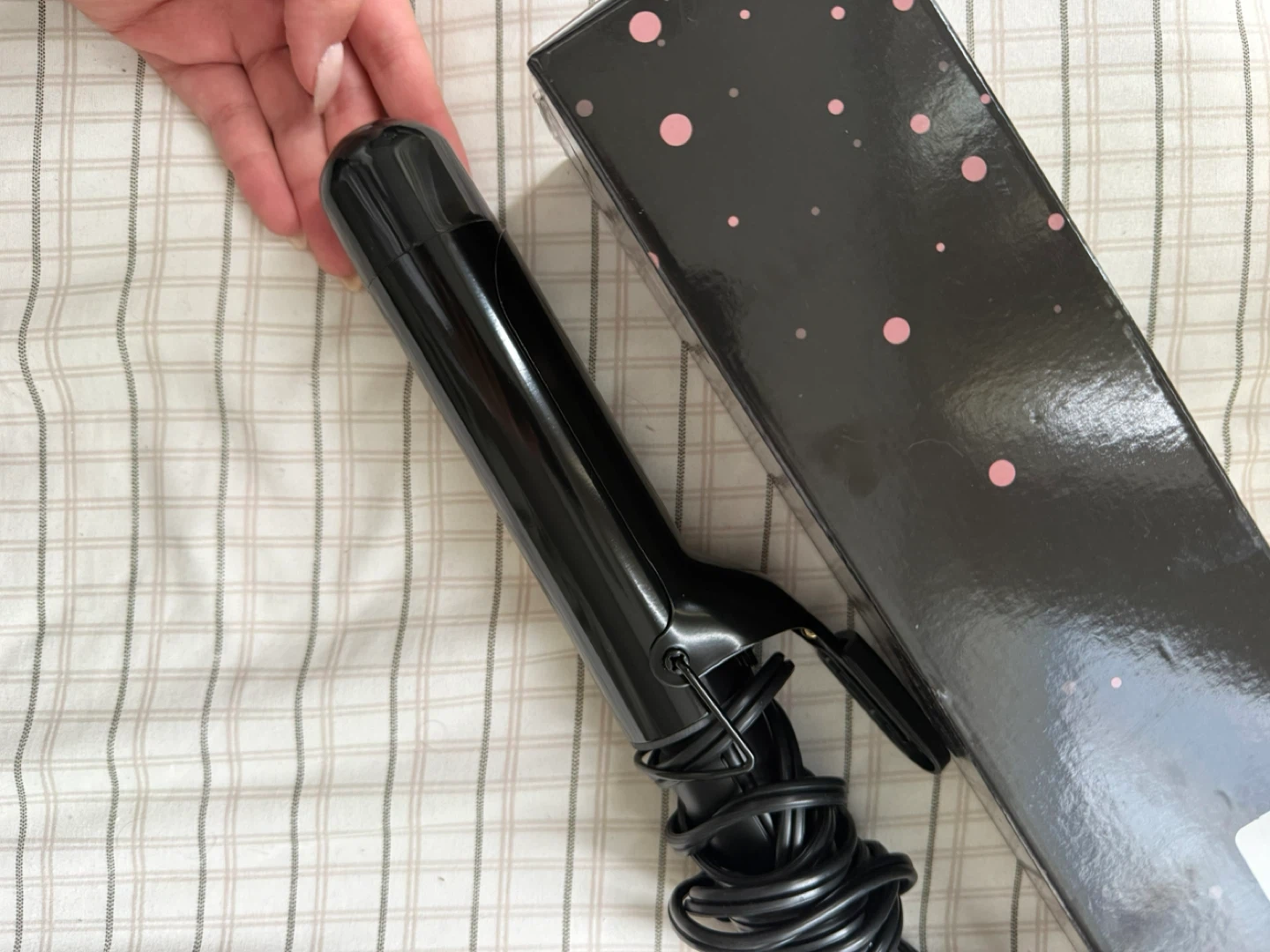 Black Curling Iron with Box