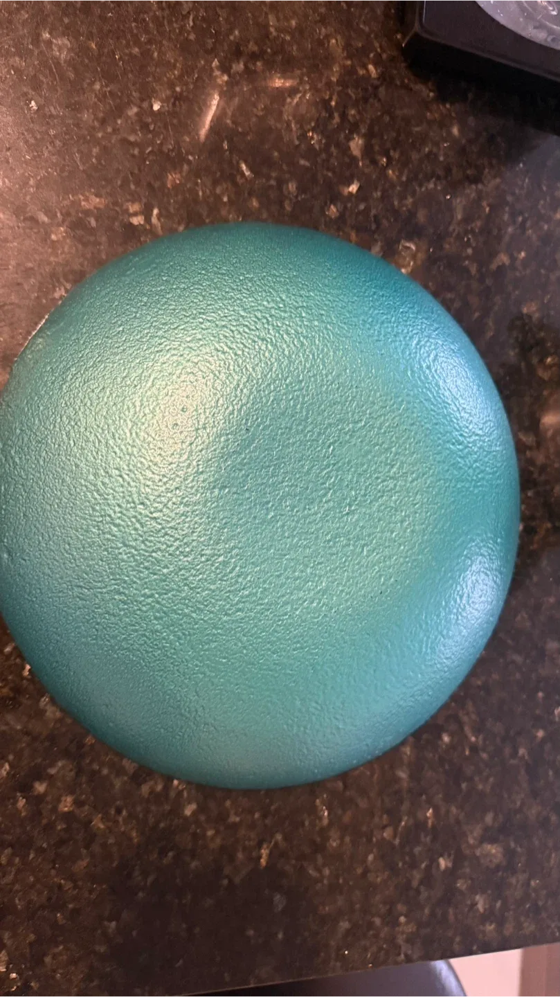 Decorative Teal Glass Bowl image indicator(2)