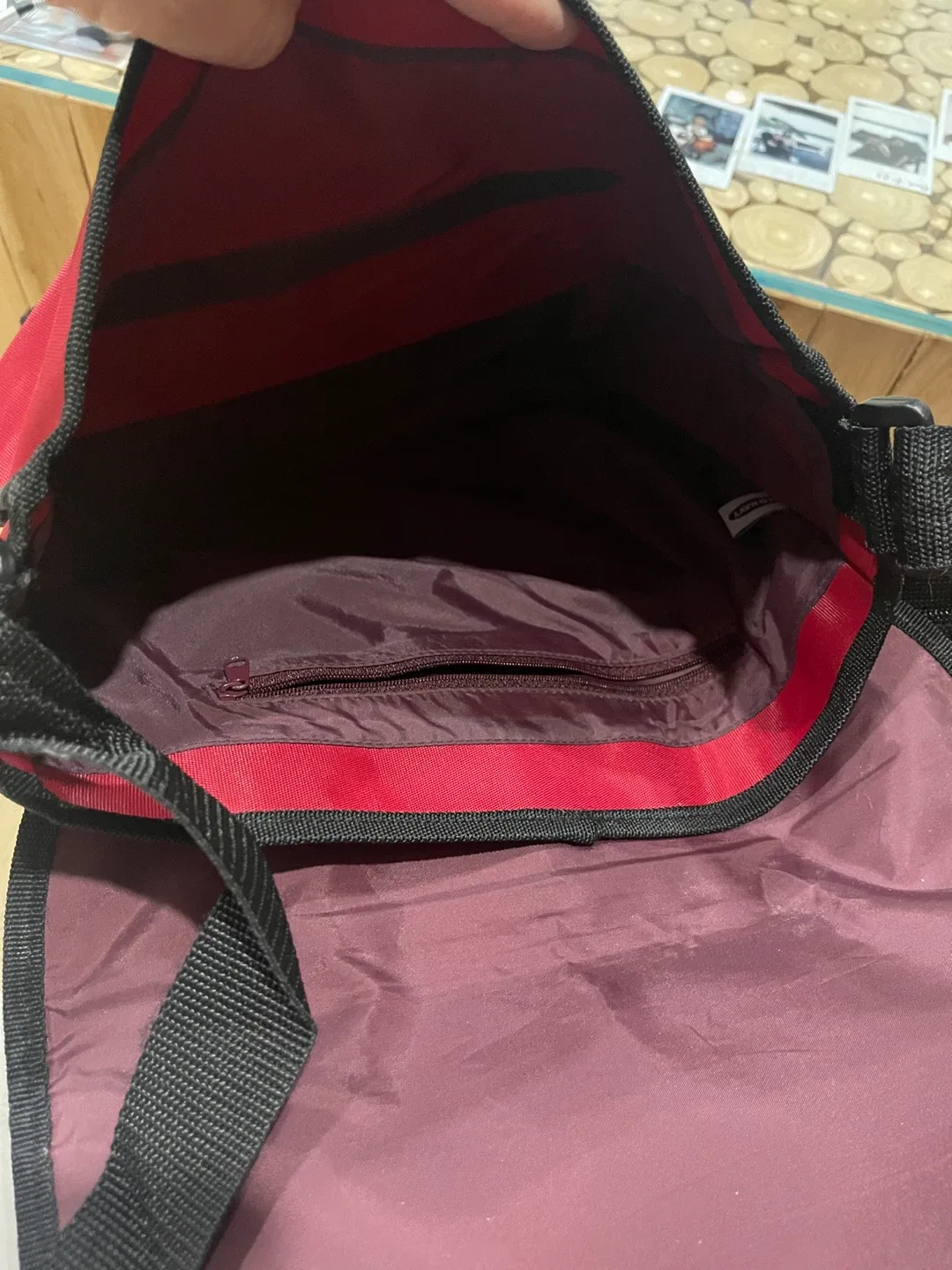 Old Navy Red Messenger Bag image indicator(2)