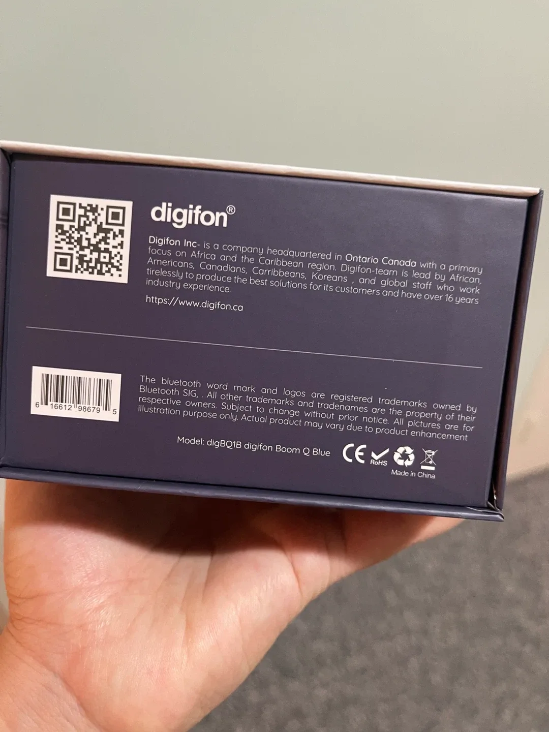 New Digifon BOOM-Q Portable Bluetooth Speaker image indicator(5)