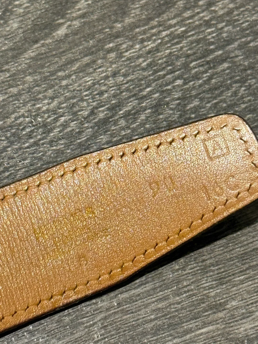 Hermès Leather Belt made in France burgundy image indicator(7)