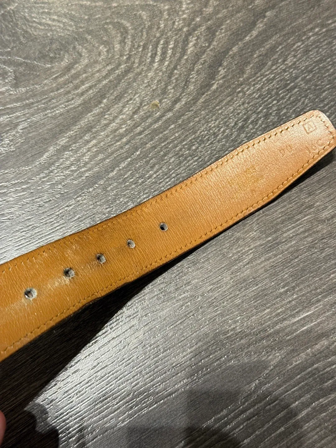 Hermès Leather Belt made in France burgundy image indicator(8)