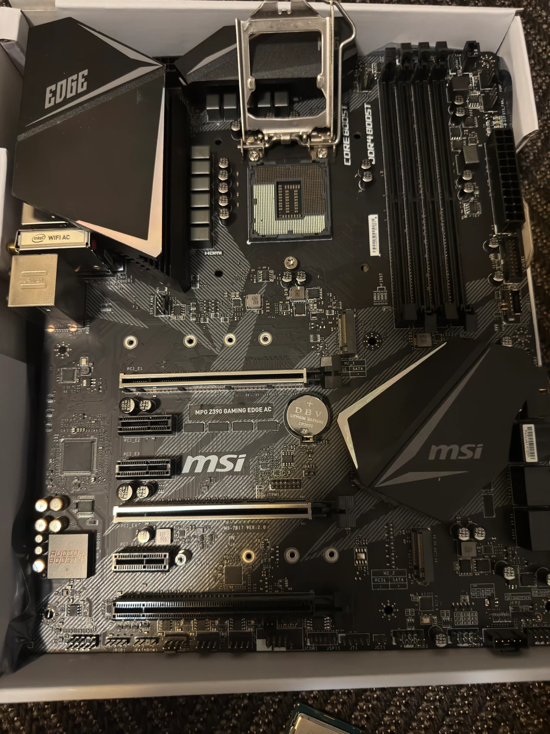 MSI MPG Z390 Gaming Edge AC WiFi-Motherboard & Intel i5-9600K - photo 2