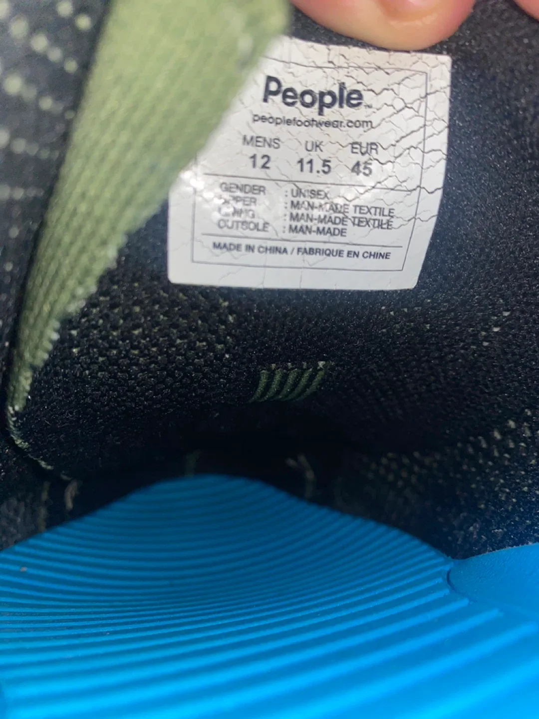 People Footwear Green Sneakers - Size 12 image indicator(4)