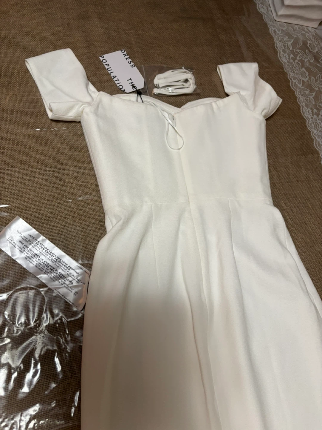 Dress The Population White Dress - photo 2