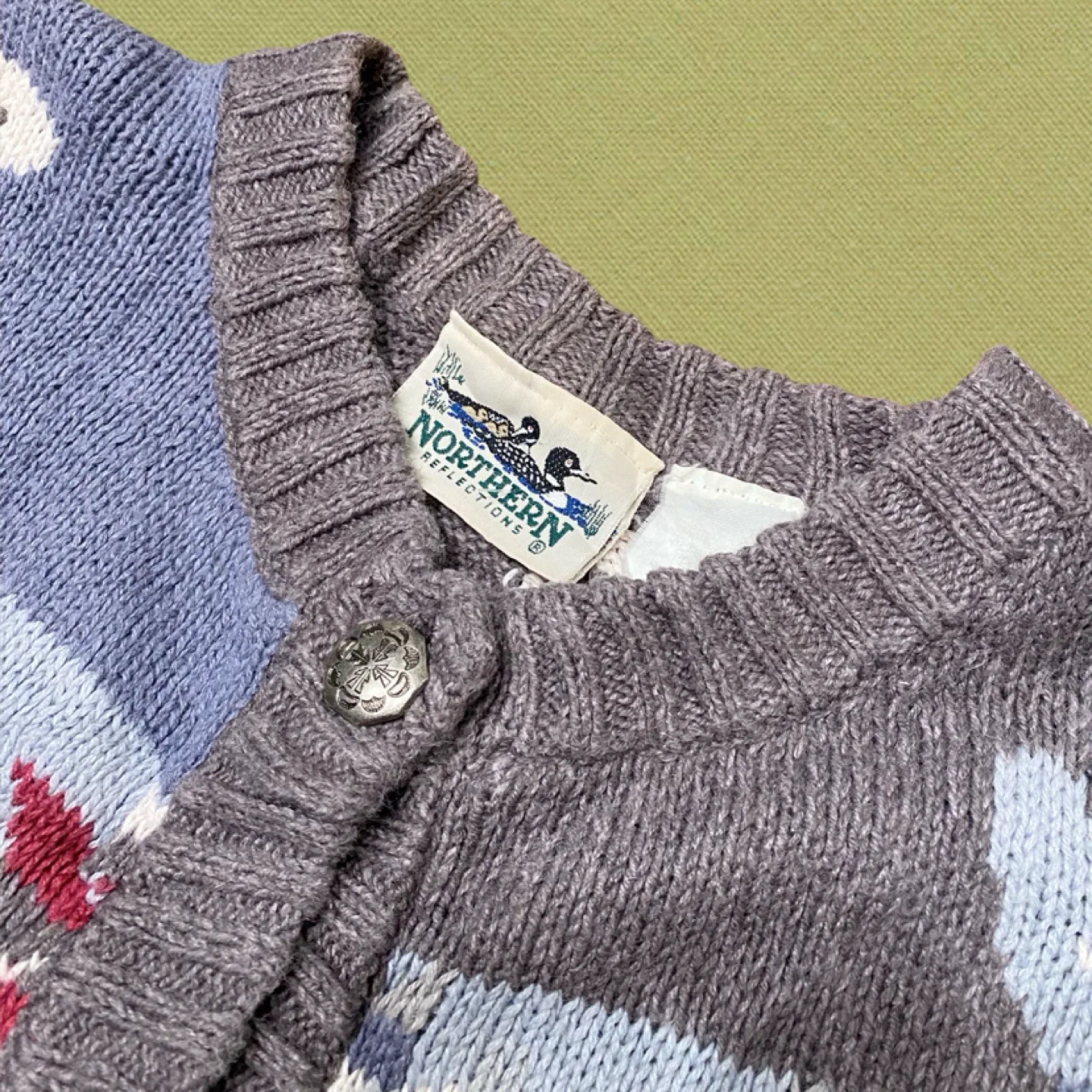 Vintage Northern Reflections Winter Knit Sweater (large) image indicator(2)