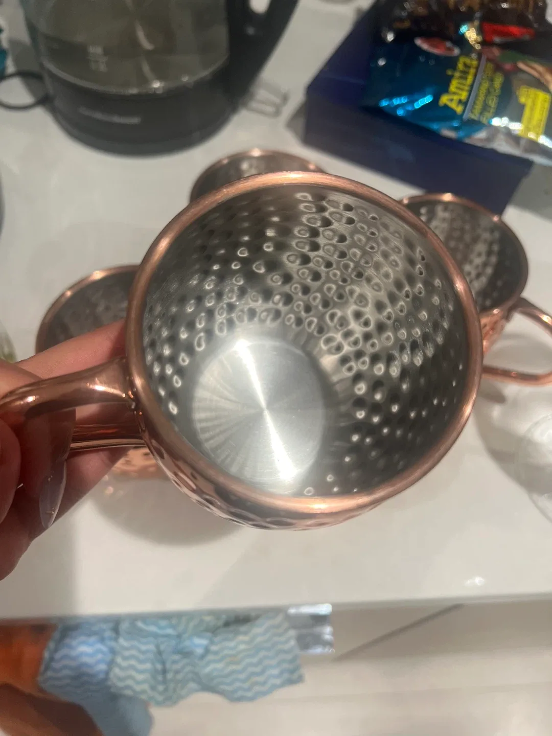 Set of 4 Moscow Mule Copper Mugs image indicator(3)